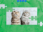play Cute Cat'S Jigsaw Puzzle
