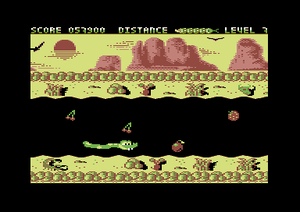 play Snake Vs Bomb 2 - Canyon Chaos [Commodore 64]