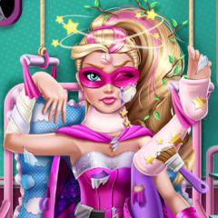 play Superhero Doll Hospital Recovery