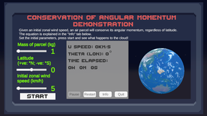 play Conservation Of Angular Momentum Simulation