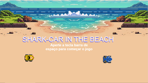 play Shark-Car In The Beach