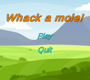 play Whack A Mole!