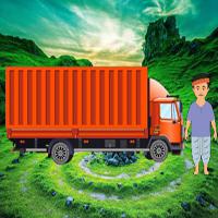 play Big-Searching Village Boy Truck Html5