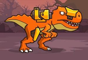 play Cyberdino T-Rex Vs Robots