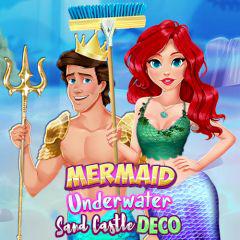play Mermaid Underwater Sand Castle Deco
