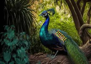 play Gorgeous Peacock Land Escape