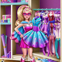 play Superhero Doll Closet