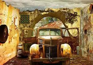 Rusty Vehicle Land Escape