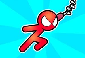 play Stickman Spider Hook