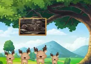 Escape Of The Deer In Enchanting Village