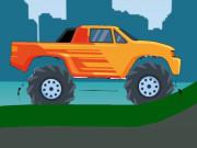play Monster Truck Hill Driving 2D