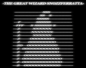The Great Wizard Snozzferratta