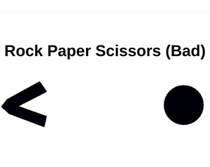 play Rock Paper Scissors (Bad)