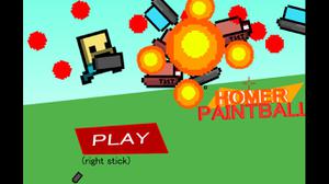 play Homer'S Ufo Paintball