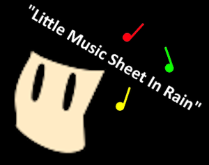 Little Music Sheet In Rain