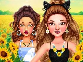 Celebrity Sunflower Shine Looks - Free Game At Playpink.Com game