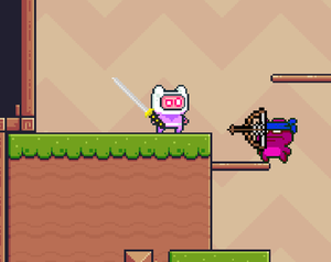play Ninja Frog Wars