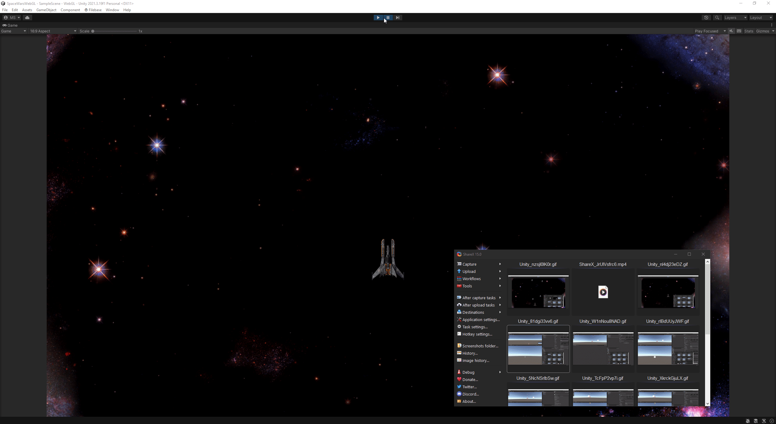 play Space Wars 2D