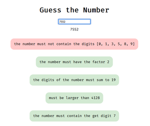 Guess The Number