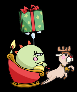 play Chizilla And Little Spoon: Santa'S Cruise