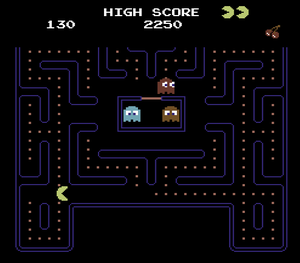 play Pacman C64 (Original Concept Map)