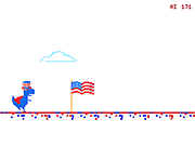 play 4Th Of July Dino Run