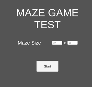 play Maze Game Test