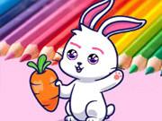play Coloring Book: Rabbit Pull Up Carrot