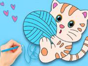 play Coloring Book: Cute Cat