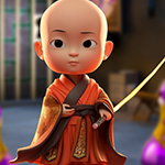 Powerful Little Monk Escape