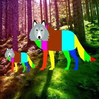 play Rainbow Fox Child Escape Html5