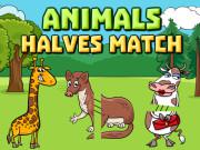 play Animals Halves Match
