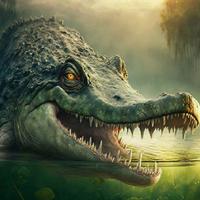 play Big-Father Daughter Escape From Crocodile Land Html5