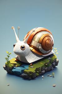 play Snail Run 2D