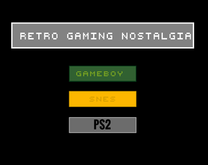 play Final Year Project: Retro Gaming Nostalgia