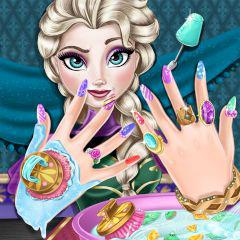 play Ice Queen Nails Spa