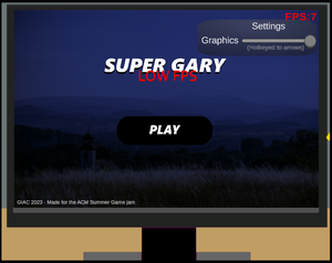 play Super Gary Low Fps