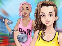 play Fitness Girls Dress Up