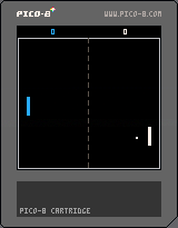 play Pong Pico-8