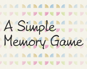 play A Simple Memory Game