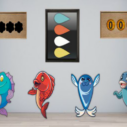 play 8B Aquatic Adventure-Find Stylish Fish Toy