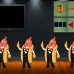 play 8B Costumed Caper-Find Hotdog Costume Guy