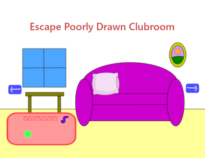 play Escape Poorly Drawn Clubhouse