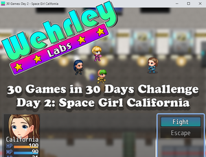 play 30 Games: Day 2 - Space Girl California