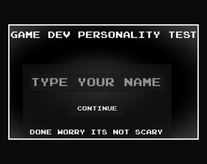 play Game Dev-Personality Test!