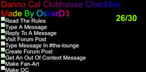 play Danno Cal Clubhouse Checklist
