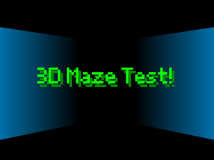 play 3D Maze Test