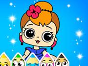 play Coloring Book: Doll