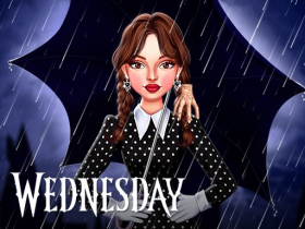Celebrity Wednesday Addams Style - Free Game At Playpink.Com game
