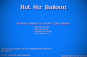 play Hot Air Balloon
